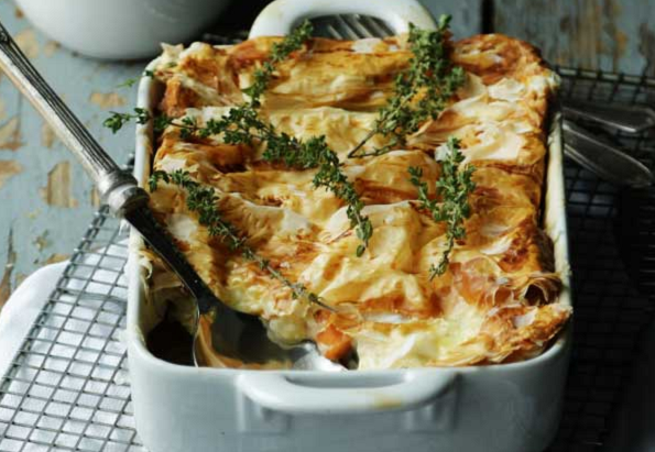 Easy Leftover Turkey Pot Pie