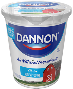 Dannon Plain Non-fat Yogurt