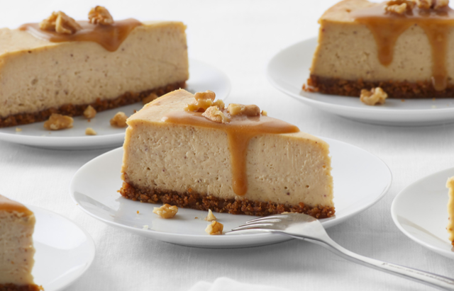 Spiced Maple-Walnut Cheesecake