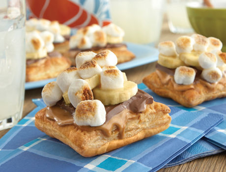 Chocolate Peanut Butter S'mores Puff