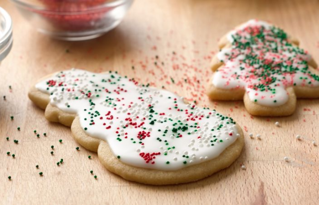 Iced Holiday Sugar Cookies