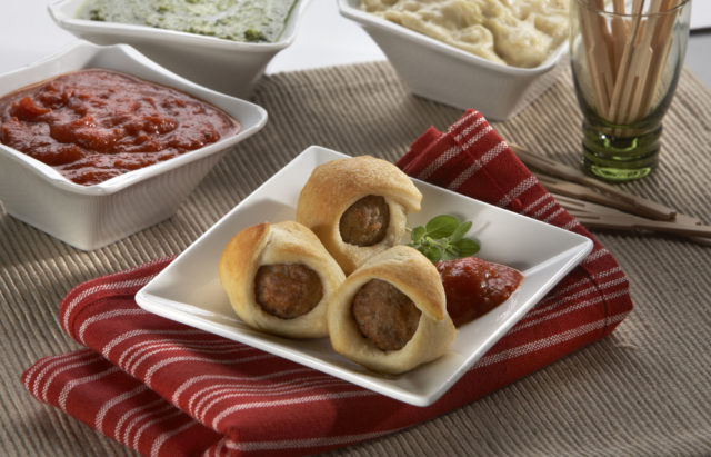 Crescent Wrapped Meatballs