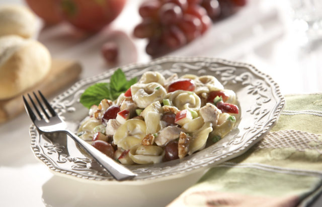 cheese tortellini chicken salad