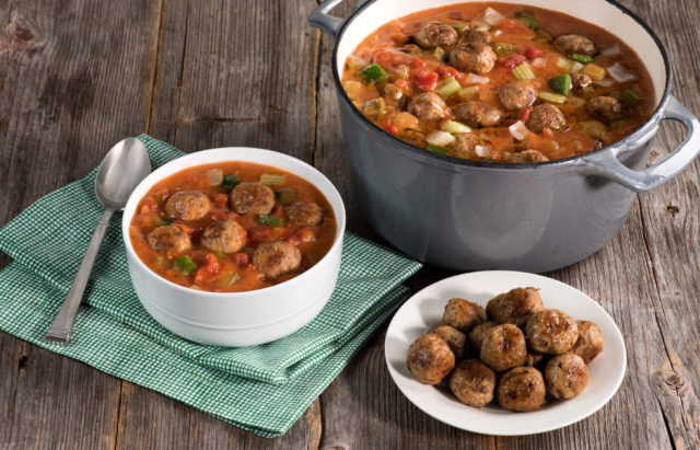 Farm Rich Meatball Gumbo