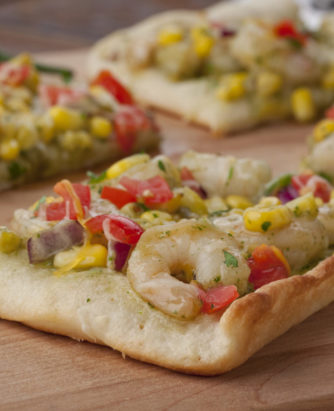 Mexican Shrimp Flatbread