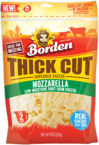 Borden® Cheese Thick Cut Mozzarella Shreds