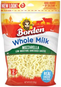 Borden® Cheese Whole-Milk Mozzarella Shreds