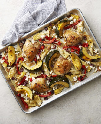 Mediterranean Sheet Pan Chicken Image