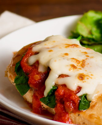 Baked Chicken Florentine