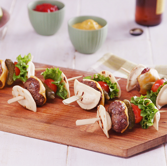 Mrs Ts Pierogy Cheeseburger Kabobs