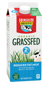 Horizon Organic Grassfed Rediced Fat Milk