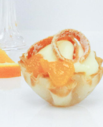 Mimosa Cream Phyllo Tart
