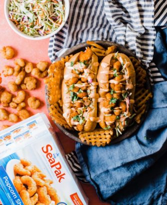Derek Sriracha Shrimp Po-Boy