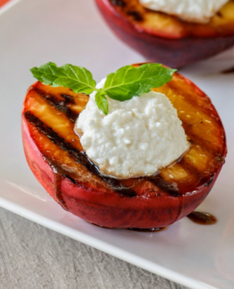 Galbani Ricotta Grilled Peaches