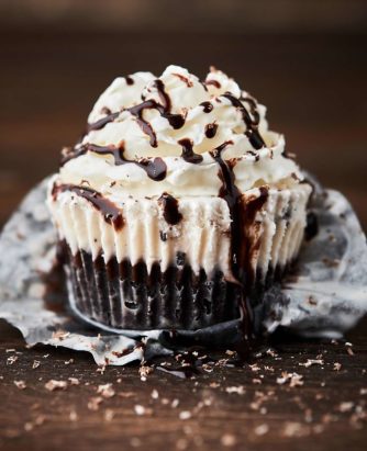 Mint Chocolate Ice Cream Cupcakes