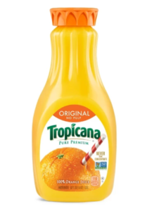 Tropicana Premium No Pulp orange Juice