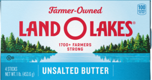 Land O Lakes Unsalted Butter carton