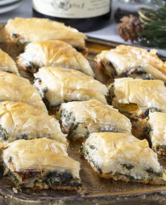 Mediterranean Stuffed Phyllo Crisps