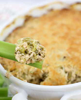 Sriracha Broccoli Greek Yogurt Dip