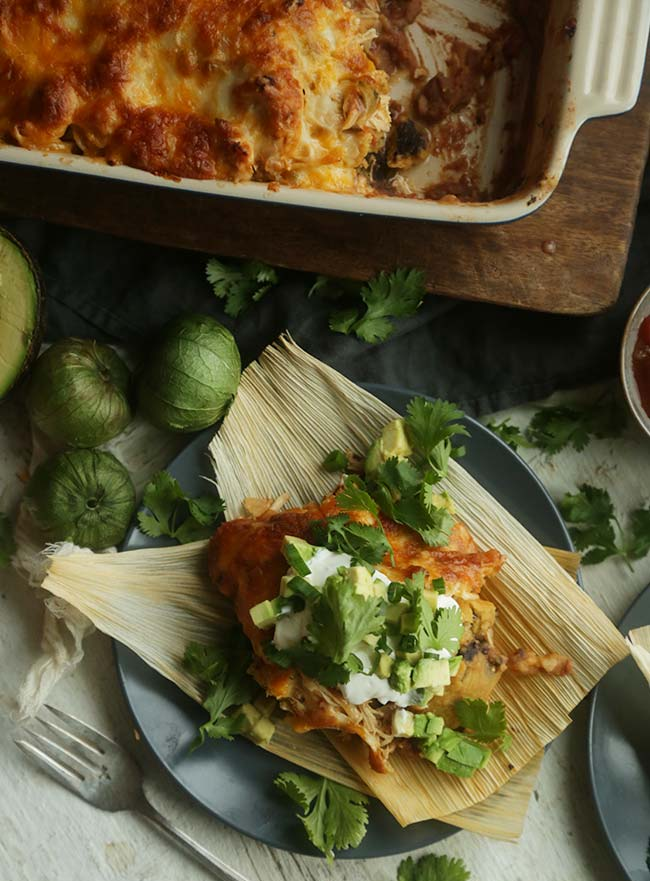 Billy Parisi's Black Bean Tamale, Chicken and Cheese Casserole Easy