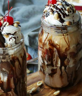 Banana Split Stuffed Mason Jar