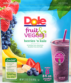 Dole Berries and Kale Veggie Blend