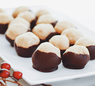 peanut butter chocolate buckeyes