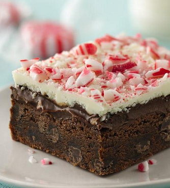 Chocolate Lover's Peppermint Bark Squares