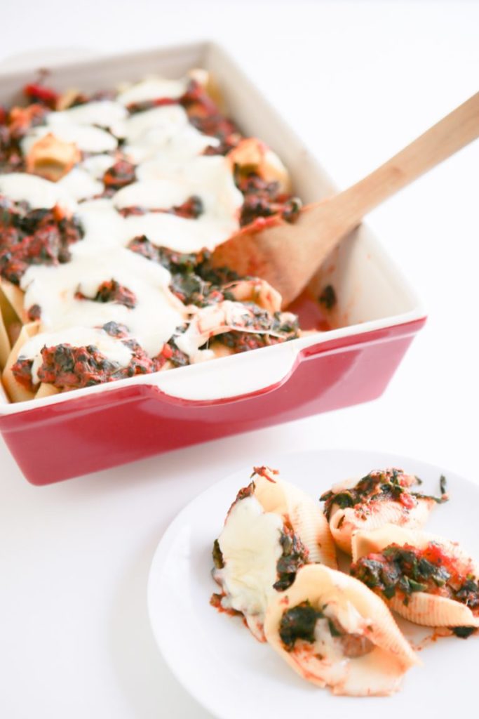 Meatball Stuffed Shells