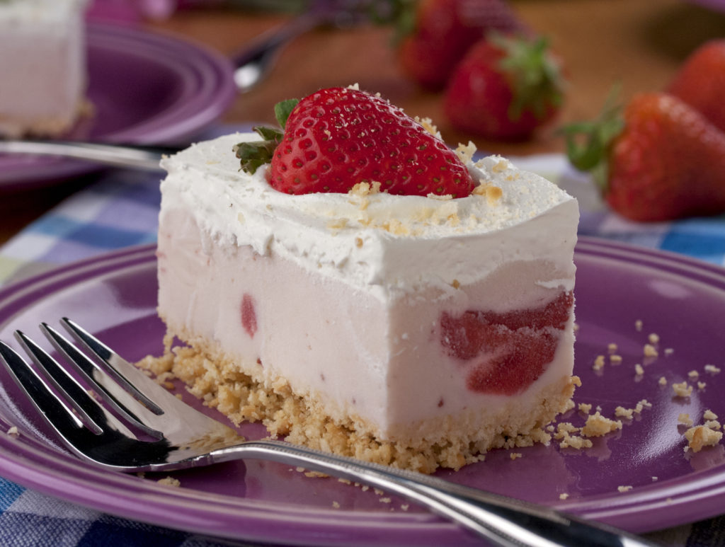 Berry Cheesecake Ice Cream Squares