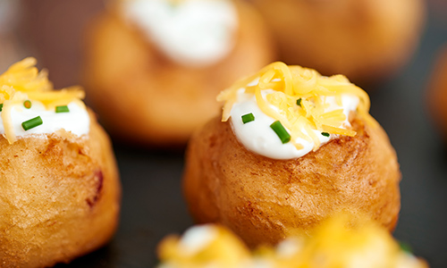 Crispy Cheddar Mashed Potato Puffs | Easy Home Meals