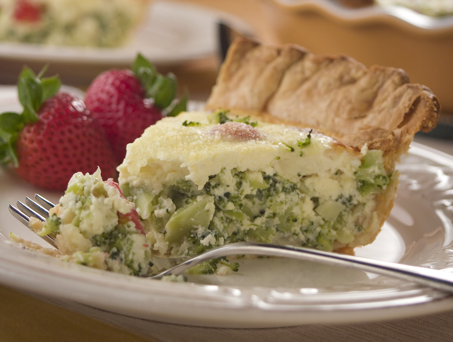 Cheesy Broccoli Tart Recipe - Easy Home Meals
