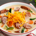 Cheesy Sausage Vegetable Soup
