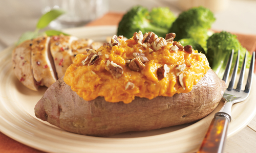 Twice Baked Sweet Potatoes - Easy Home Meals