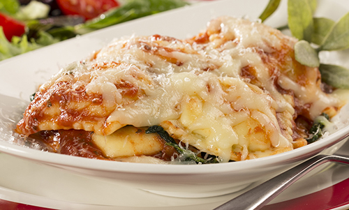 Weeknight Spinach Ravioli Lasagna