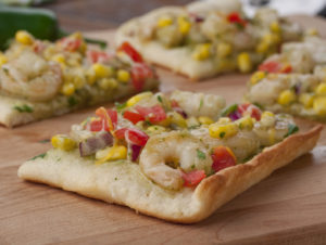 Mexican Shrimp Flatbread