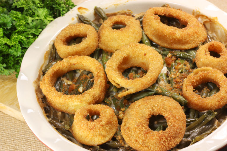 Onion Ring Green Bean Casserole Easy Home Meals
