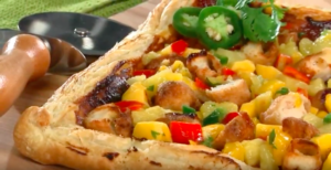 Barbecue Chicken Tart using Tyson Chicken