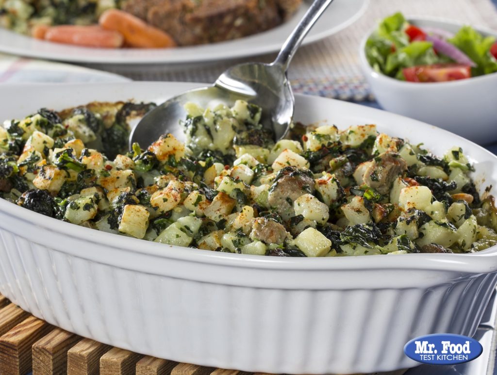 MFTK Spinach Potato Bake