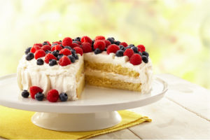 Tres Leches Cakes with Berries