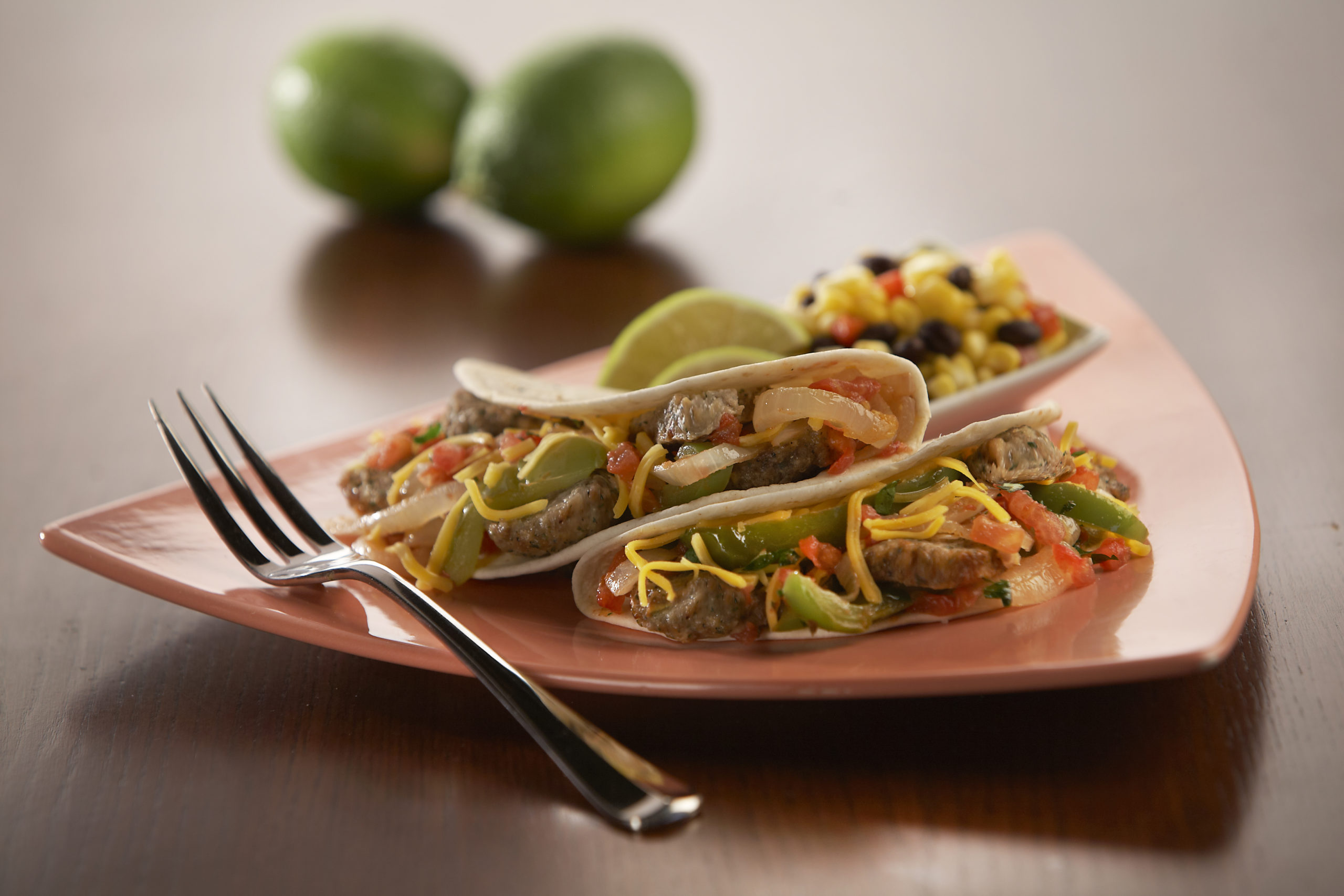 Healthier Turkey Meatball Fajitas - Rosina Recipes