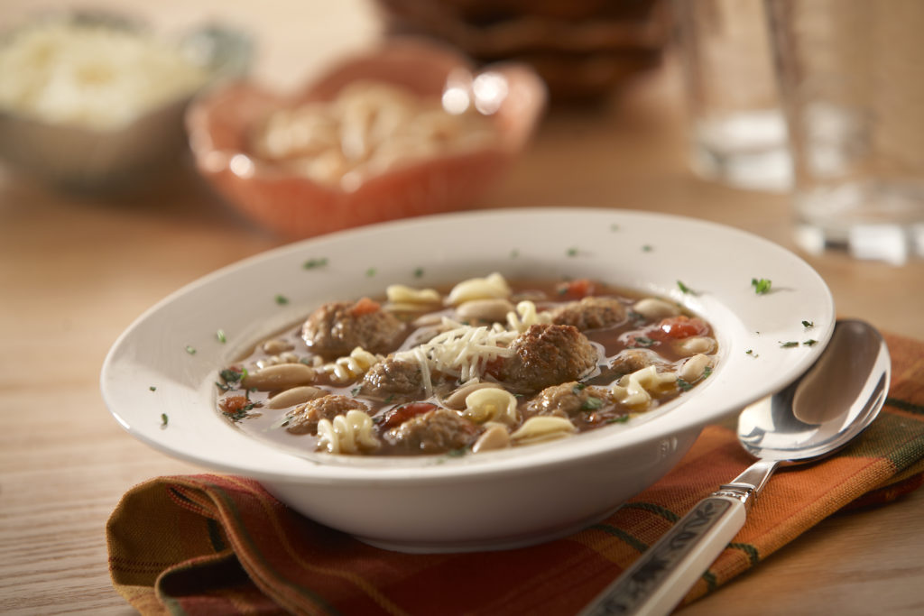 slow cooker meatball soup