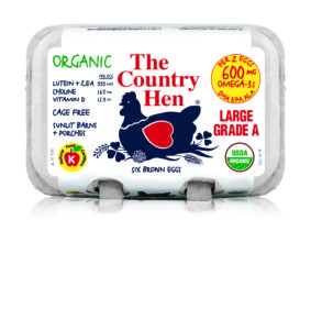 The Country Hen Organic Omega Eggs Large 6 count