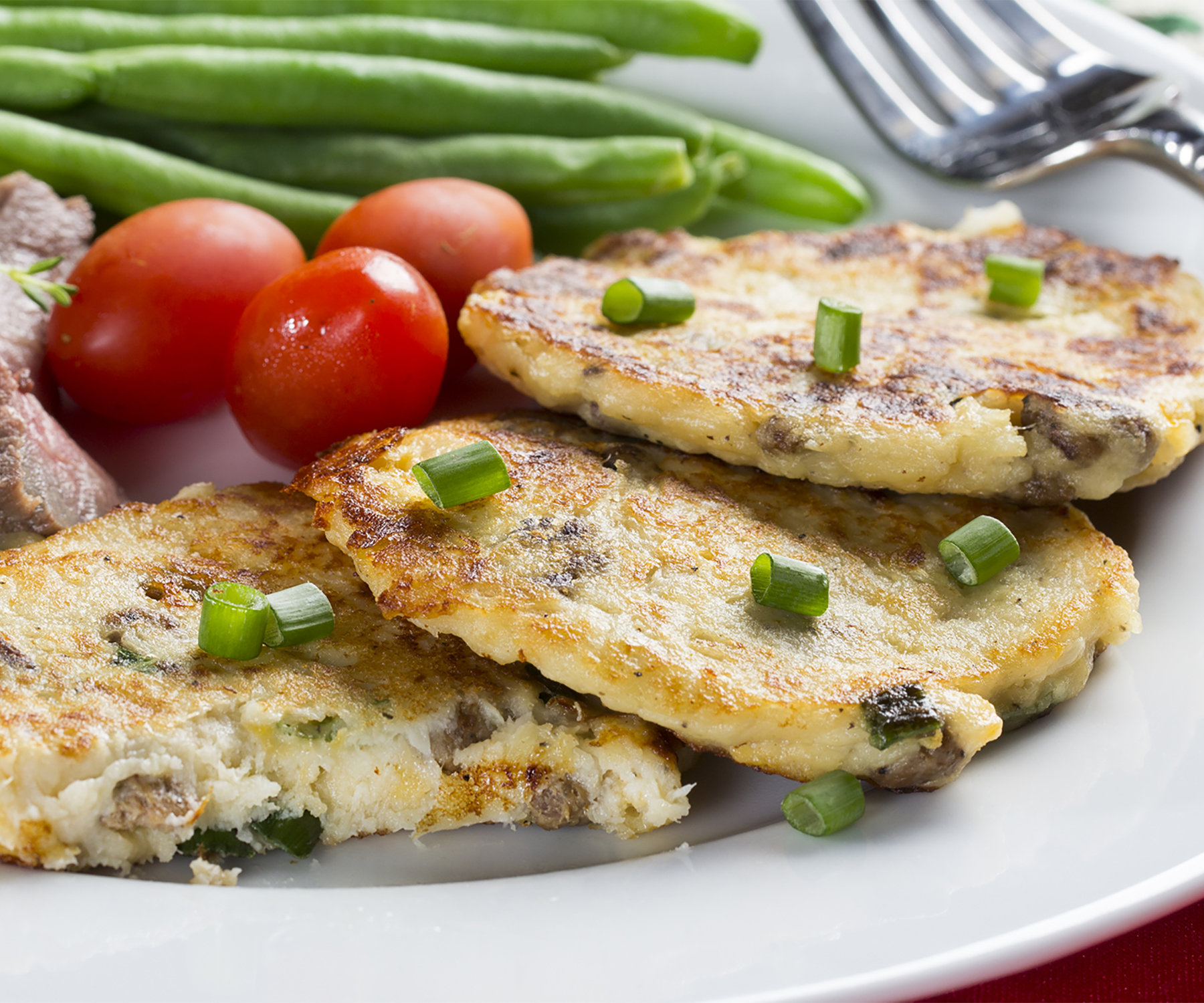 Cauliflower & Cheddar Pancakes Easy Home Meals