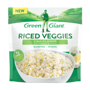 Riced Cauliflower Lemon Garlic