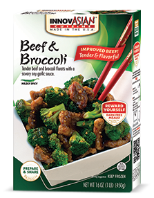 InnovAsian Cuisine Beef and Broccoli