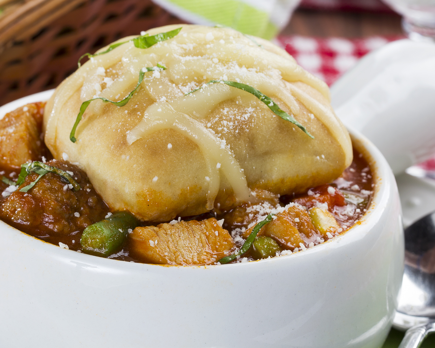 Chicken & Meatball Parmesan “Stoup” | Easy Home Meals