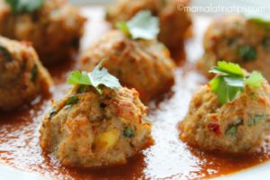 Chicken and Fried Rice Albondigas