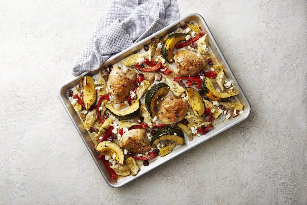 Mediterranean Sheet Pan Chicken Image