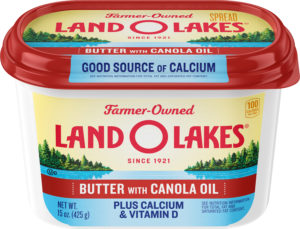 Land O Lakes Butter with Canola Oil plus Calcium & Vitamin D tub